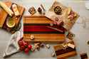 wood cutting boards, cheese boards, butcher blocks, and coasters