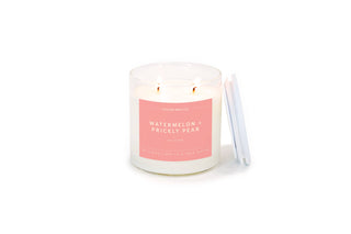 Calyan Wax Co. - Watermelon + Prickly Pear Glass Tumbler Soy Candle