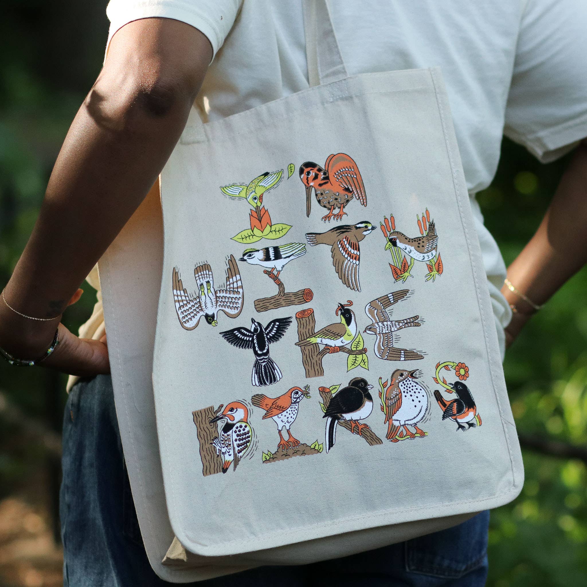 Bird Collective - I'm With The Birds Tote Bag - 0