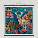 Dolan Geiman - Art Print | Deer Wall Art | BUT ONLY WHEN IT'S DUSK: Unframed / 20 x 20