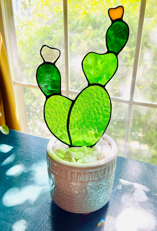 Samara Designs Studio - Glass Prickly Pear Cactus