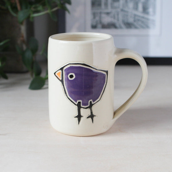 Susan Stone Design - Bird Mug: Blue