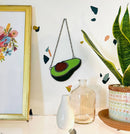 Samara Designs Studio - Stained Glass Avocado Suncatcher-8