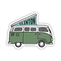 Acme Local - VW Camper Customizable Sticker: Dark Sage / Regular