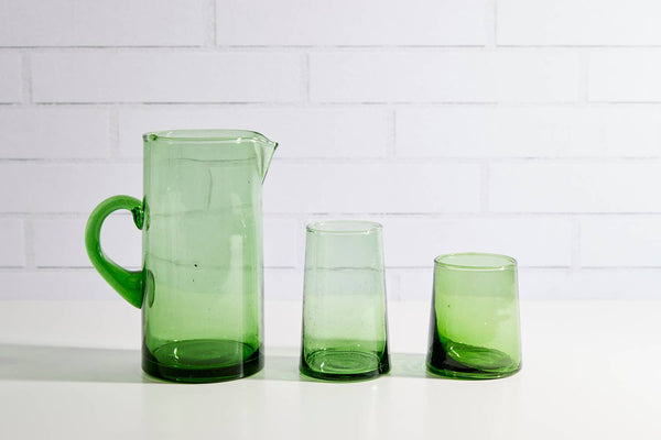 Verve Culture - Moroccan Cone Jug - Green