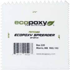 EcoPoxy V-Notched EcoPoxy Spreader