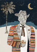 Dolan Geiman - Art Print | Faceless Cowboy Wall Art | TWILIGHT COCKTAIL: Unframed / 16 x 20