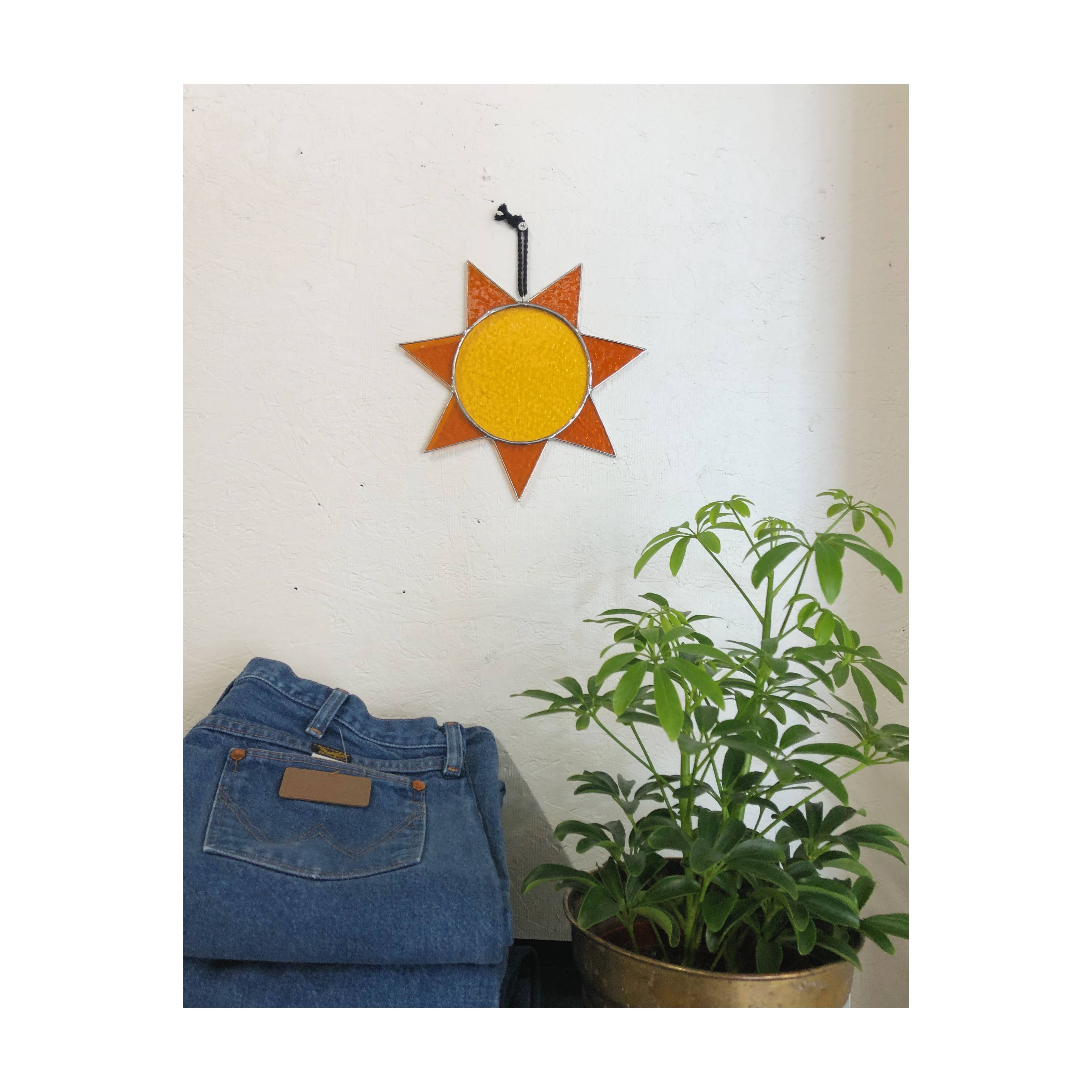 Chelbie Hunger Glassworks - Sunshine Stained Glass Sun Catcher - 0