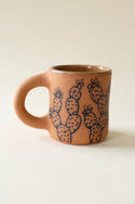 Melville Ceramics - Cactus House Mug: Orange + Black