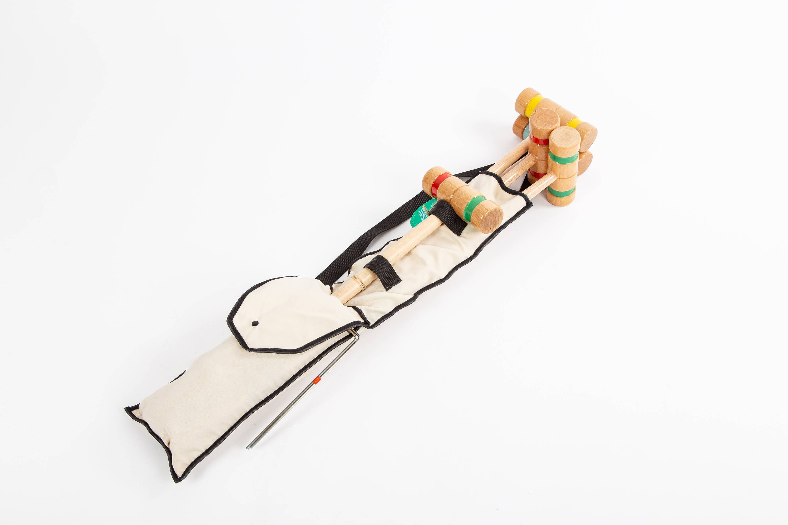 MORA PLAY - Wooden croquet set in a hanging bag - 0