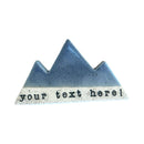 Mountain Bound Pottery - Customizable Mountain Magnet- MADE TO ORDER: Green-7