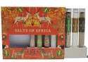 The African Home Goods - Salts of Africa Salt Collection | Gourmet Sampler Spice Gift Set | Gift for Men | Gift for Women | Gift for all occasions | Infused Salt | Caviar Salt | Cape Malay Salt | Oak Smoked Salt | Roobios Infused Salt | African Herb Salts