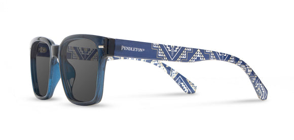 Pendleton Eyewear - Pendleton Sunglasses - Coby: Navy Crystal / Oxbow: Grey Polarized