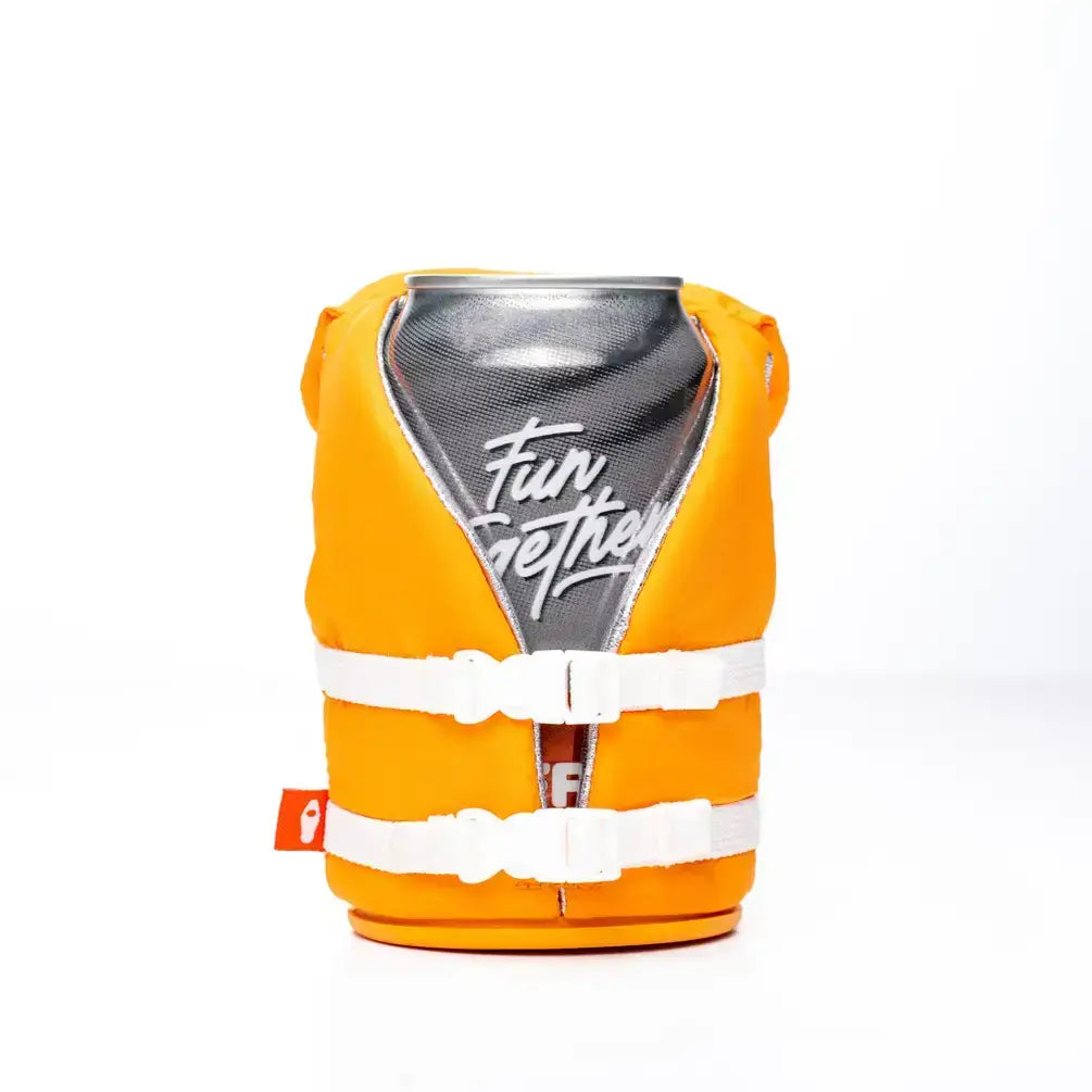 Puffin Drinkwear - The Buoy - Insulated 12 oz Can Cooler - Apricot