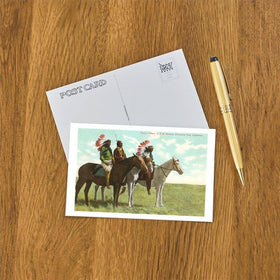 Found Image Press - Postcard OK-60 Ponca Indians, Oklahoma Cit - 0