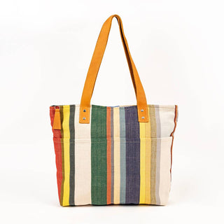 Altiplano - Handwoven Striped Shoulder Tote