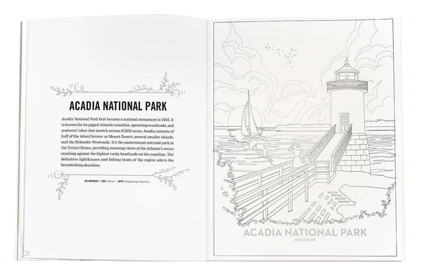 Insight Editions - The Art of the National Parks Coloring Book