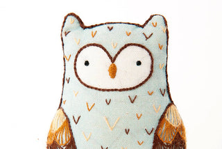 Kiriki Press - Horned Owl - Embroidery Kit