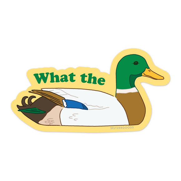 Seltzer Goods - What the Duck Sticker