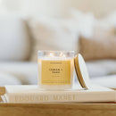 Calyan Wax Co. - Lemon + Sage - Glass Tumbler Soy Candle-5