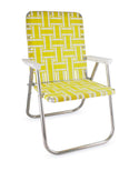 Lawn Chair USA - Yellow and White Stripe Classic Chair: Classic