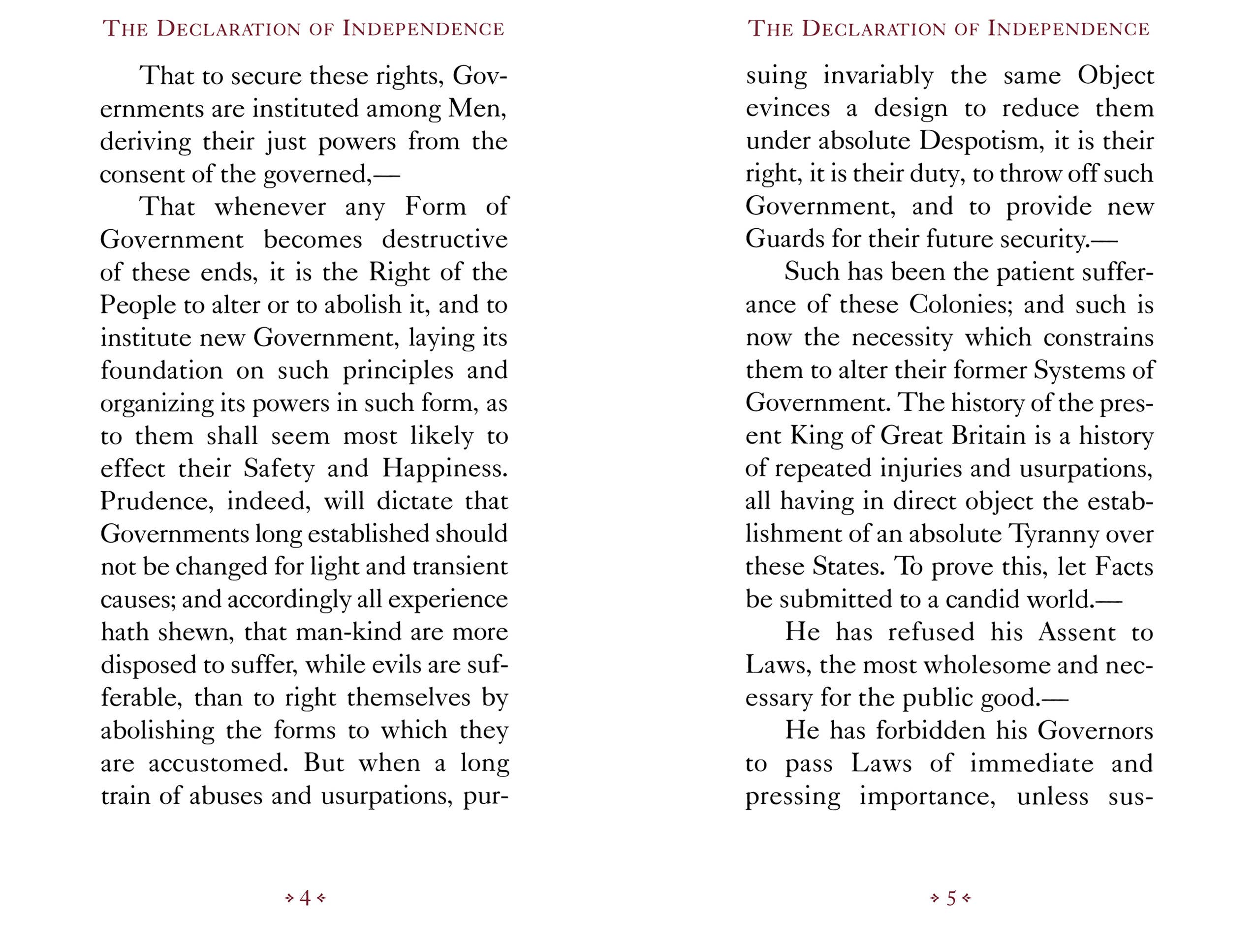 Applewood Books - The Declaration of Independence - 0