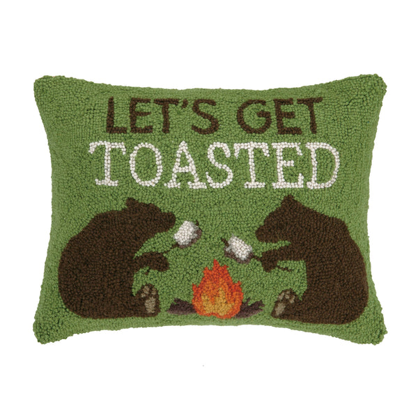 Peking Handicraft - Let's Get Toasted Bear Hook Pillow