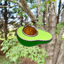 Samara Designs Studio - Stained Glass Avocado Suncatcher-5