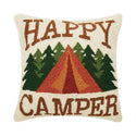 Peking Handicraft - Happy Camper Hook Pillow