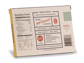 Olive & Sinclair Chocolate - Buttermilk White Chocolate - 0