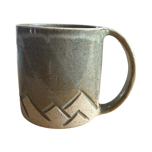 Mountain Bound Pottery - Mountain Mug- MADE TO ORDER: Blue