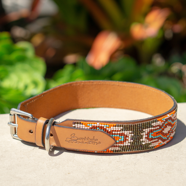 Sambboho - Boho Chic Sambboho Dog Collar: 10-12