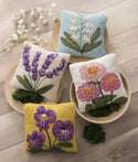 Peking Handicraft - Lavender Bouquet Hook Pillow