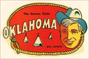 Found Image Press - Postcard OK-90 Sooner State, Will Rogers-1