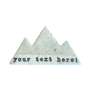 Mountain Bound Pottery - Customizable Mountain Magnet- MADE TO ORDER: Lilac-6