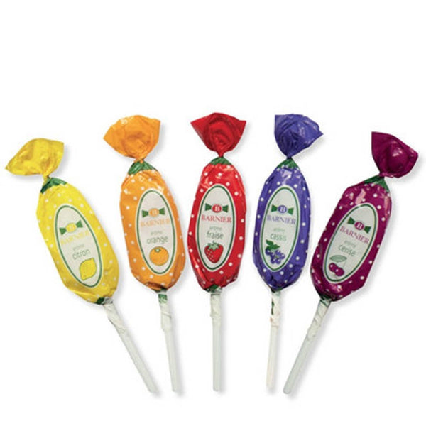 The French Farm - Bonbons Barnier Assorted Fruit Flavored Lollipops - 200 pc