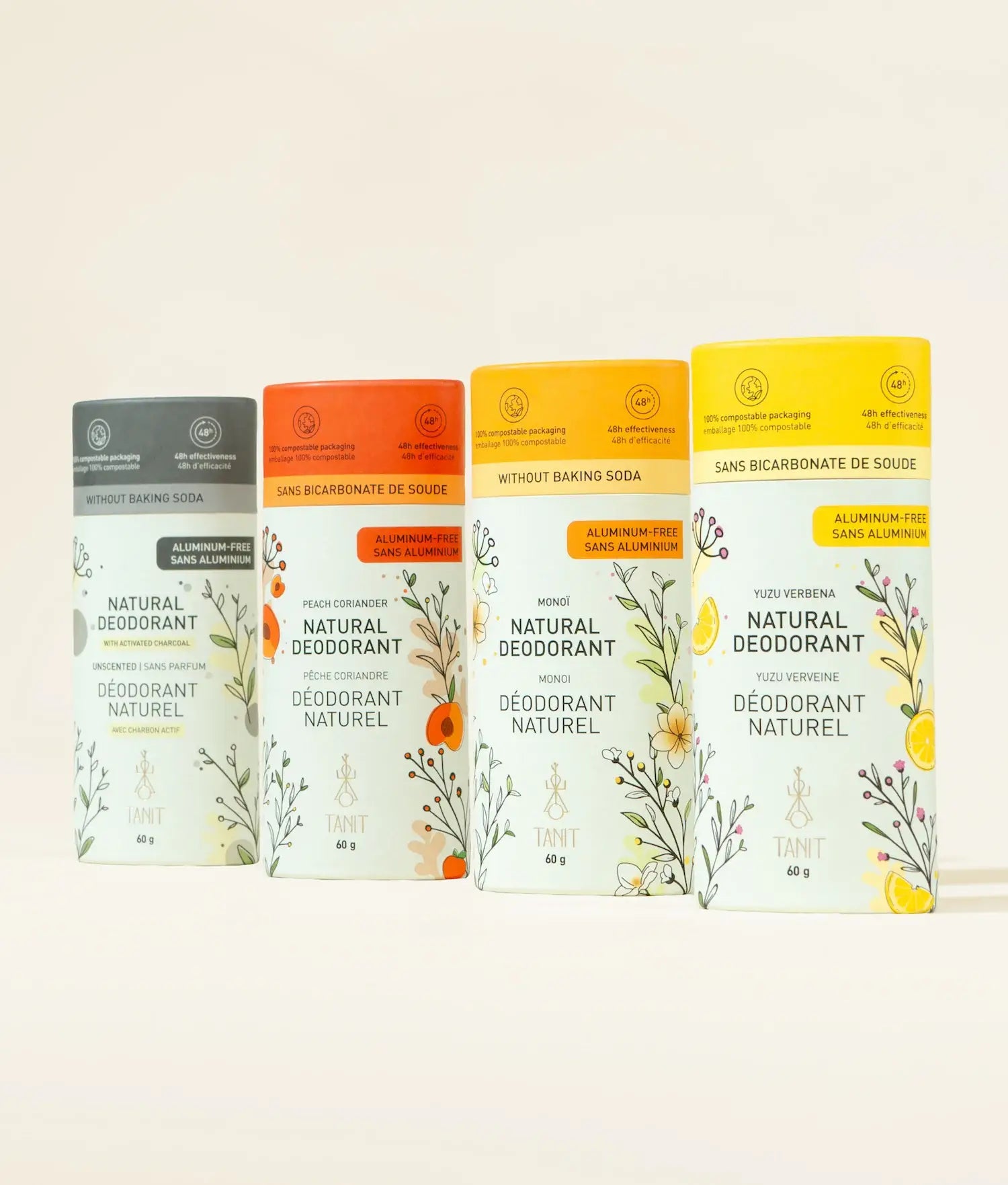 TANIT - Natural Solid Deodorant (NEW): Yuzu + Verbena - 0