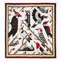 Bird Collective - Woodpeckers of North America Knit Blanket