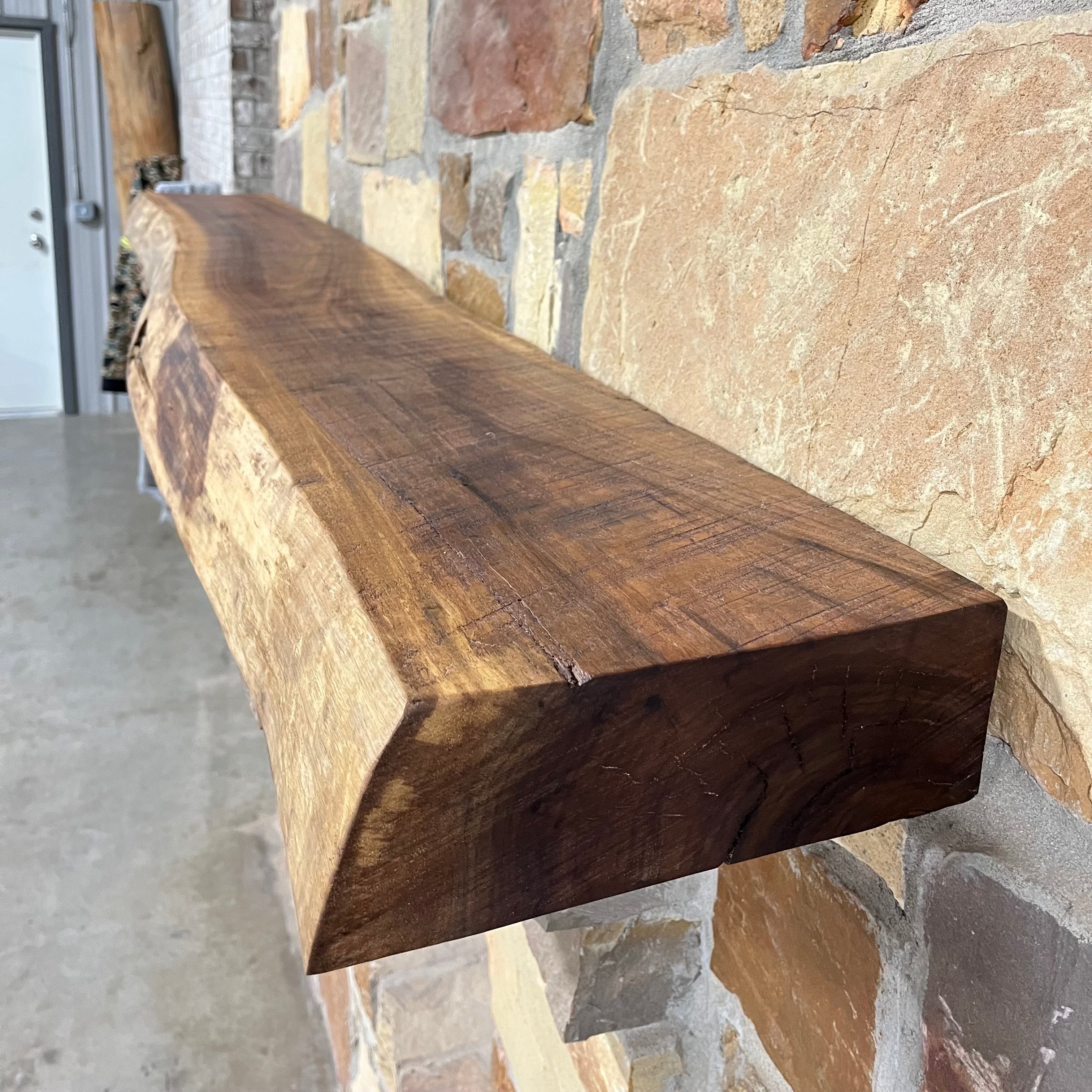 Live Edge Fireplace Mantels | The Forest Store