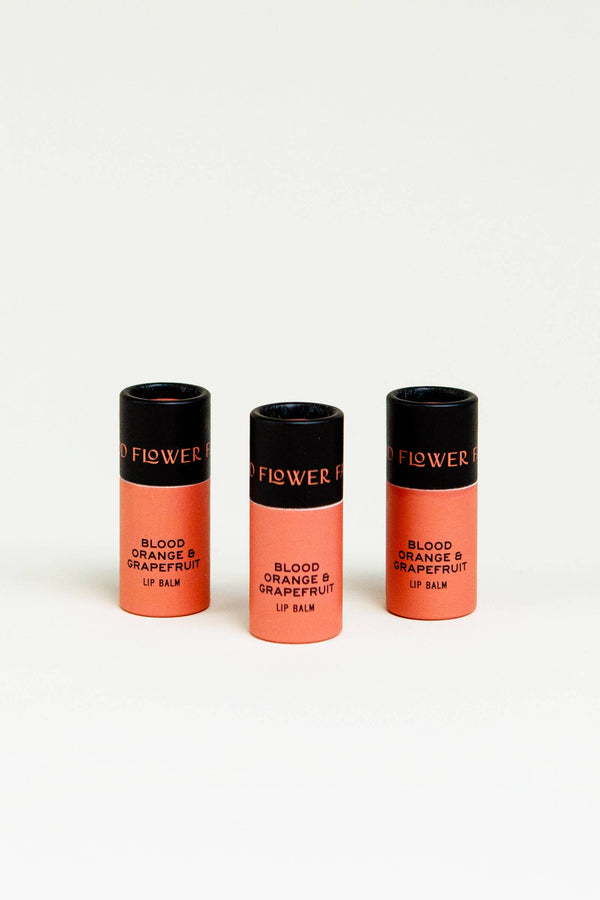 Good Flower Farm - Blood Orange & Grapefruit Lip Balm/0.3 oz Biodegradable Tube