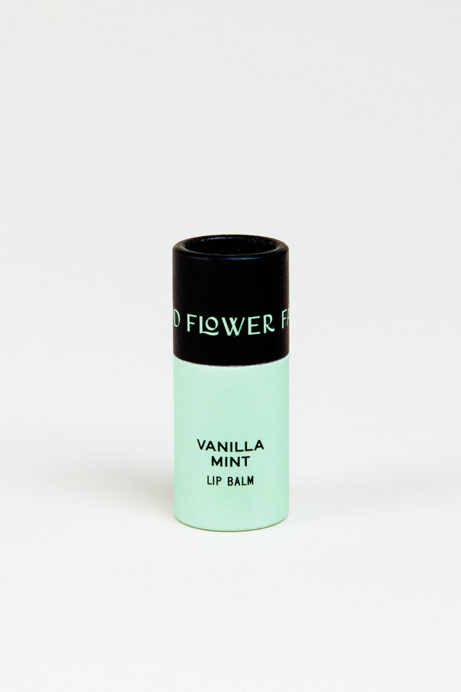 Good Flower Farm - Vanilla Mint Organic Lip Balm / 0.3 oz Biodegradable Tube - 0
