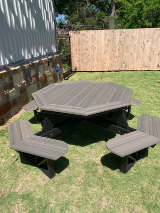 Polywood Outdoor Octagon Picnic Table