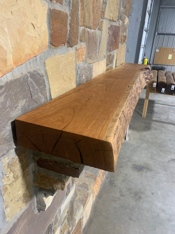 Live Edge Cherry Mantel