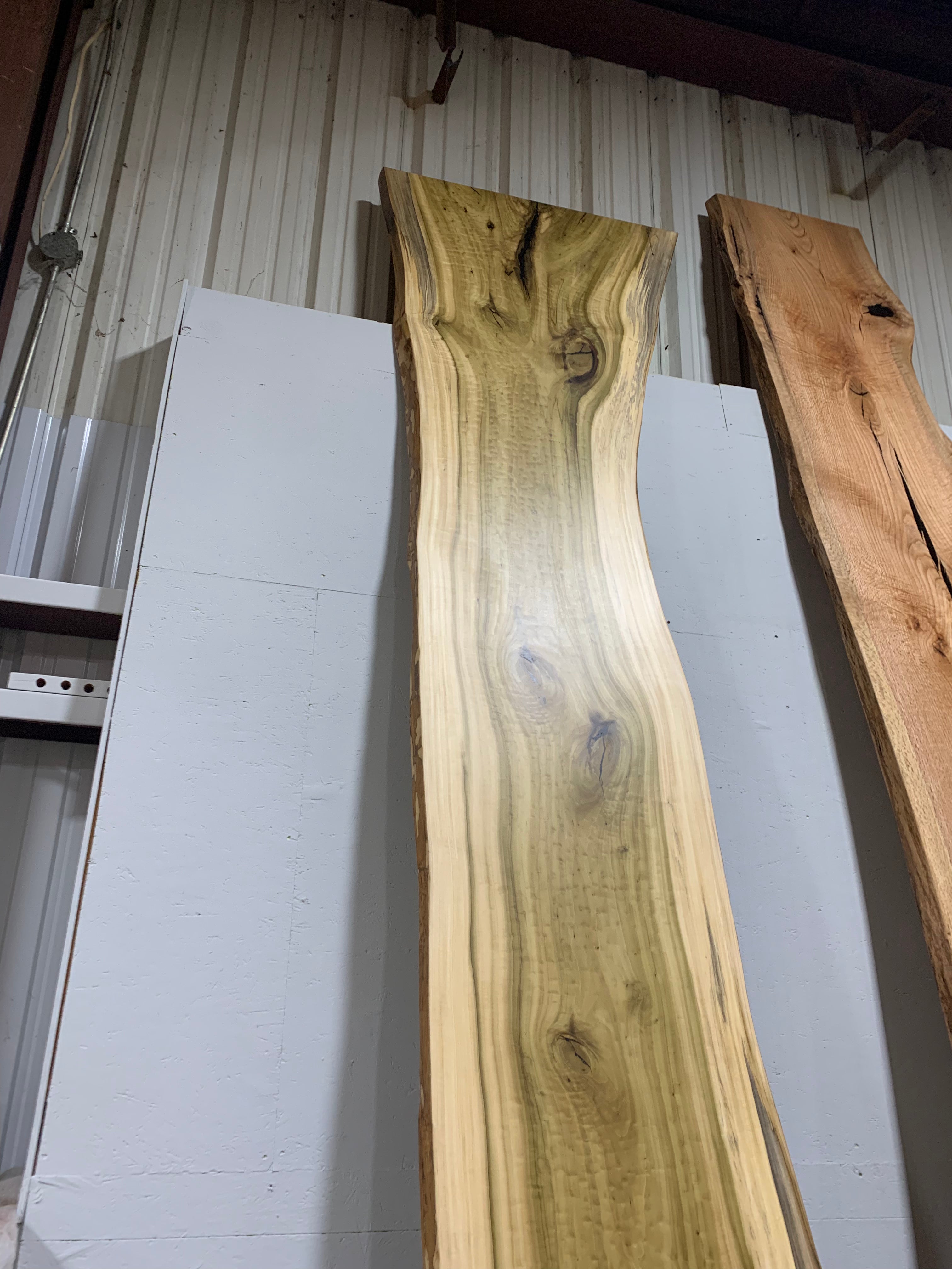 Live Edge Poplar Slab - 0