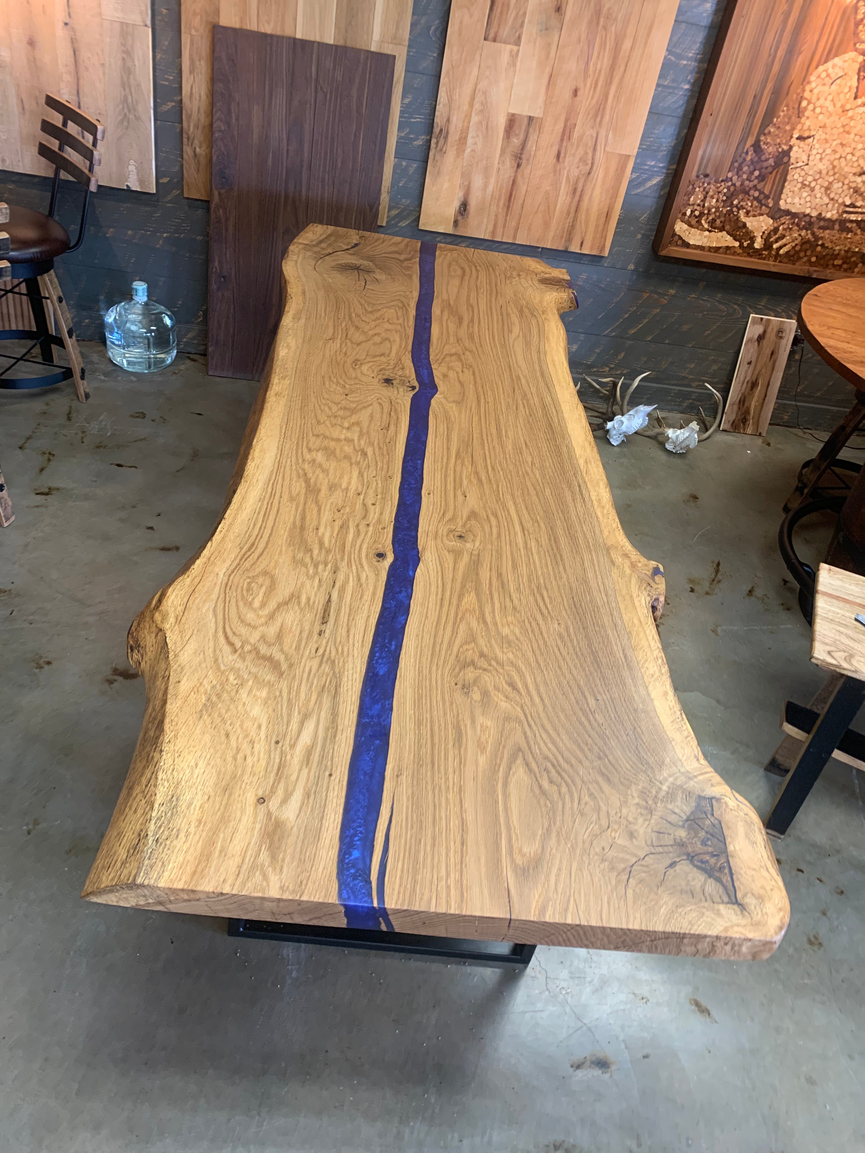 Live Edge Post Oak Slab - 0
