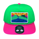 A colorful neon The Forest Store Hochatown - Life is a Gift hat