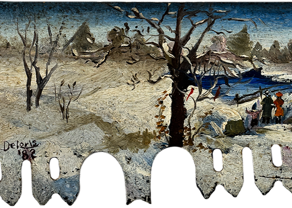 Painted sawblade deloris