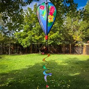 Hummingbird Flowers Hot Air Balloon - 0