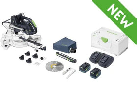 Festool 577176 Kapex KSC 60 EB Cordless Dual-18V Miter Saw 5.0 Kit