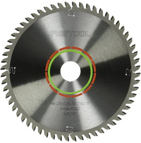 Festool 495382 SOLID SURFACE / LAMINATE 60-TOOTH SAW BLADE TS 75